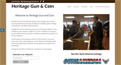 Desktop Screenshot of heritagegunandcoin.com